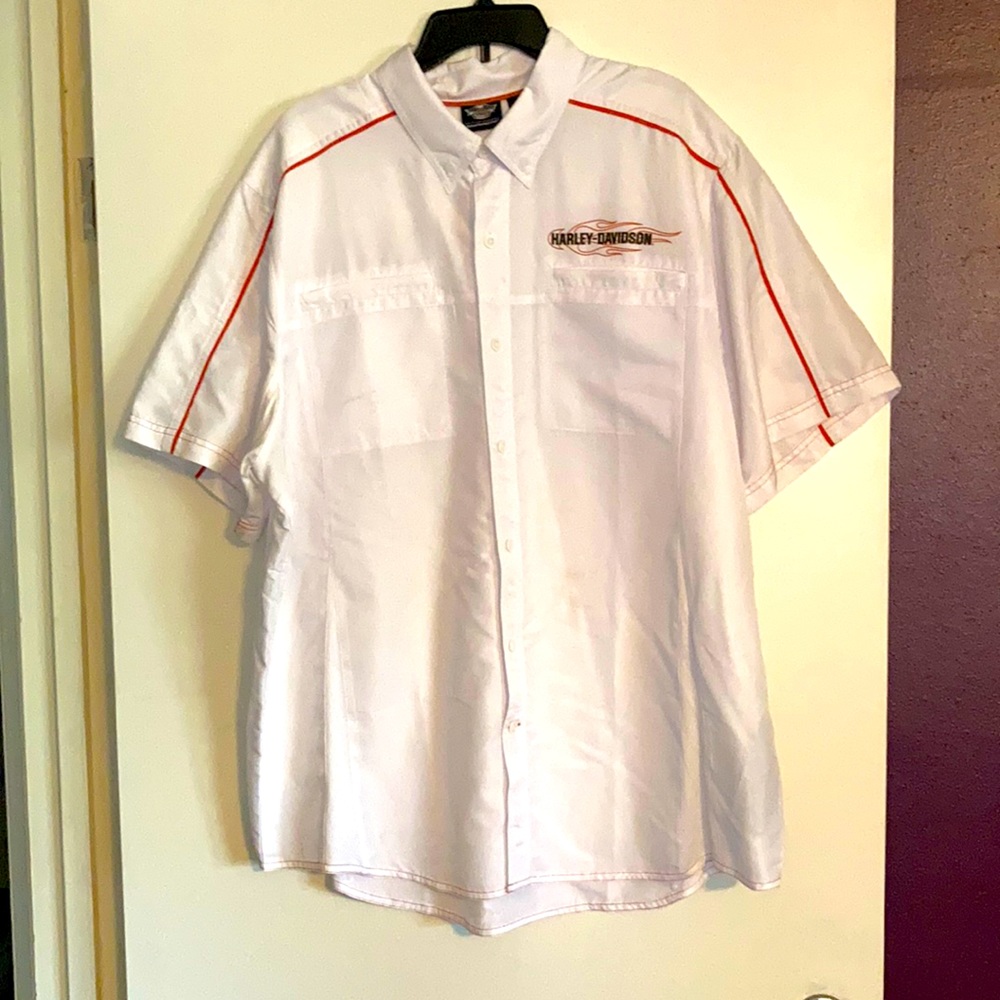 Harley Davidson white Shirt